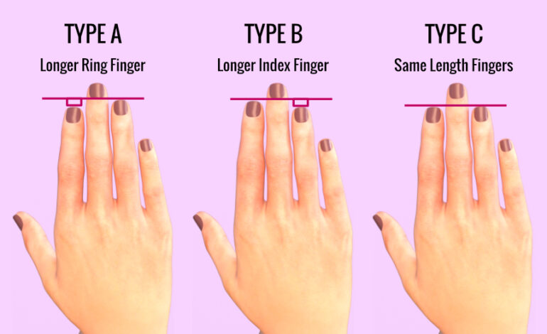  The length of your fingers reveal the secrets to your personality