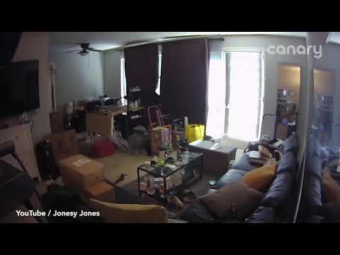  CCTV Captures Casper-Like Ghost in Empty House