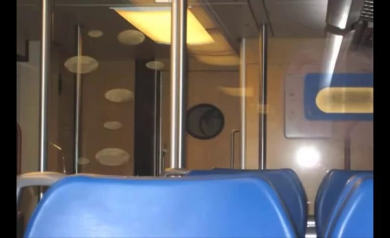  Ghostly Face Spotted During Train Ride