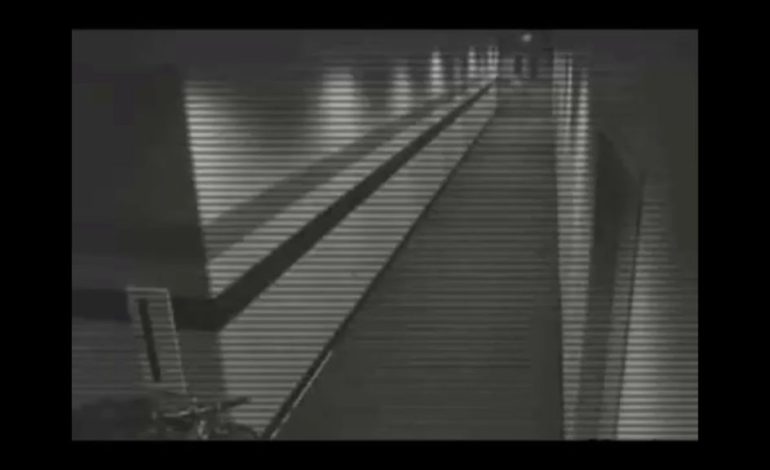  Spectral Figure Spotted Strolling Through Apartment Hallway on Camera