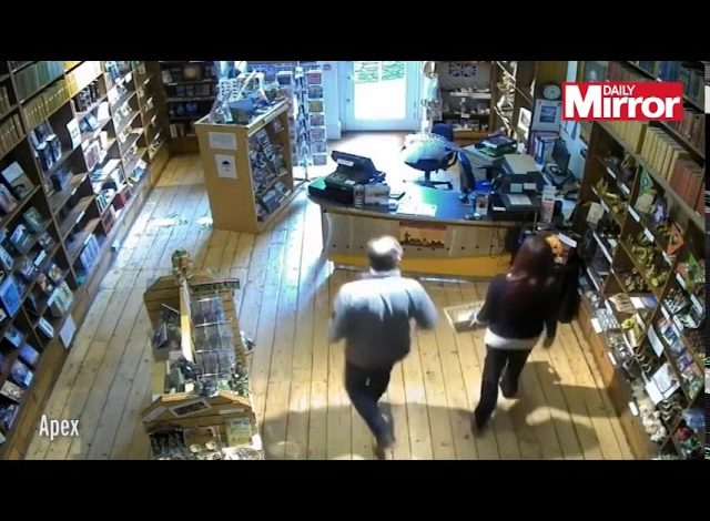  Poltergeist Caught on CCTV Throwing Books off Shelves in Museum