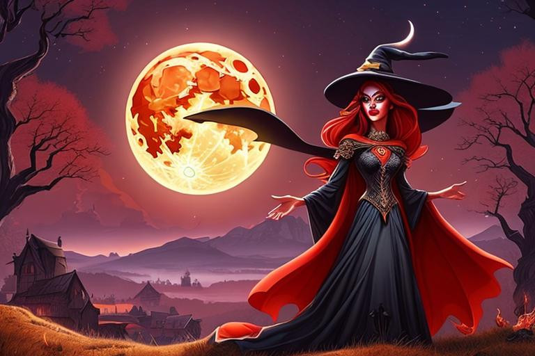 The Blood Moon Witch