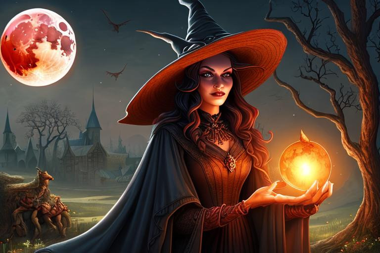 The Blood Moon Witch