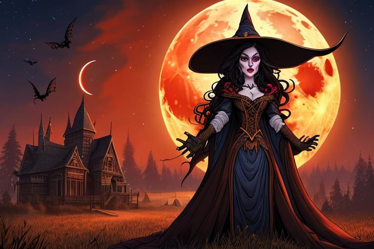 The Blood Moon Witch