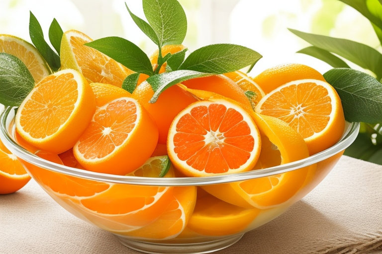 Bowl of Citrus Fruit