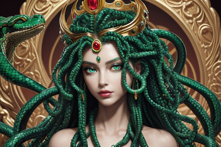 Medusa: Dark Magic and Mythical Serpent Hair
