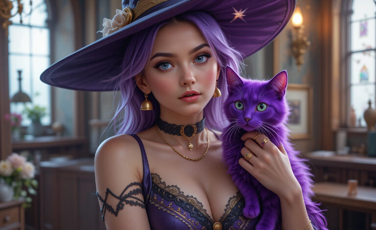The Secret Spiritual Connection Between Witches and Their Cats