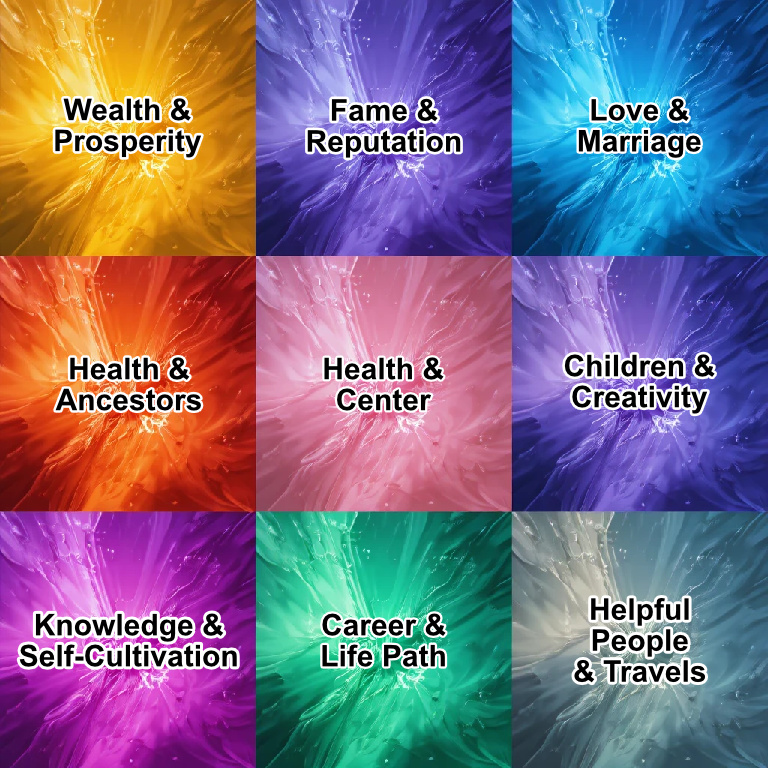 The Feng Shui Bagua Map