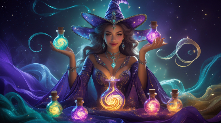 Pick a Potion Bottle and Discover What the Spirits Want You to Focus On