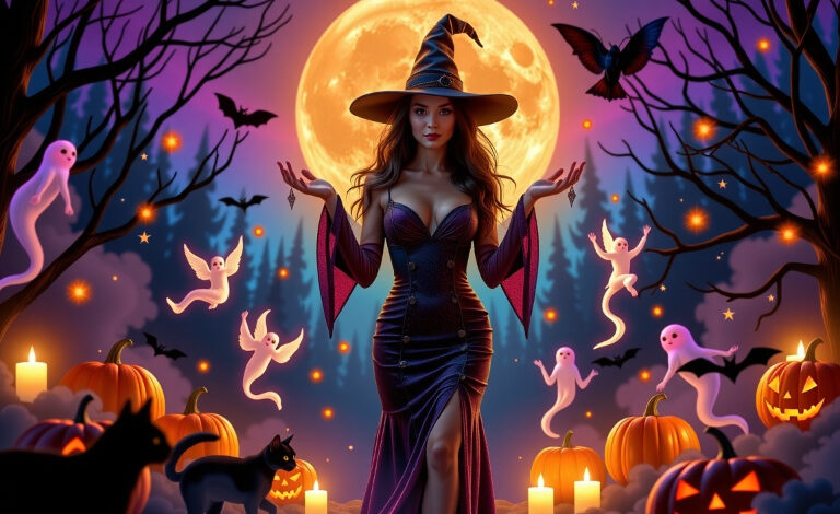 Magical Creatures That Walk Among Us on Halloween Night