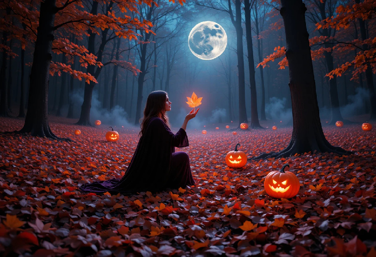 The Secret Life of Fallen Leaves Halloween Omens and Autumn Divination