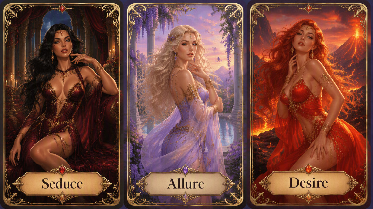 Choose Your Goddess Card to Discover Your Seduction Power